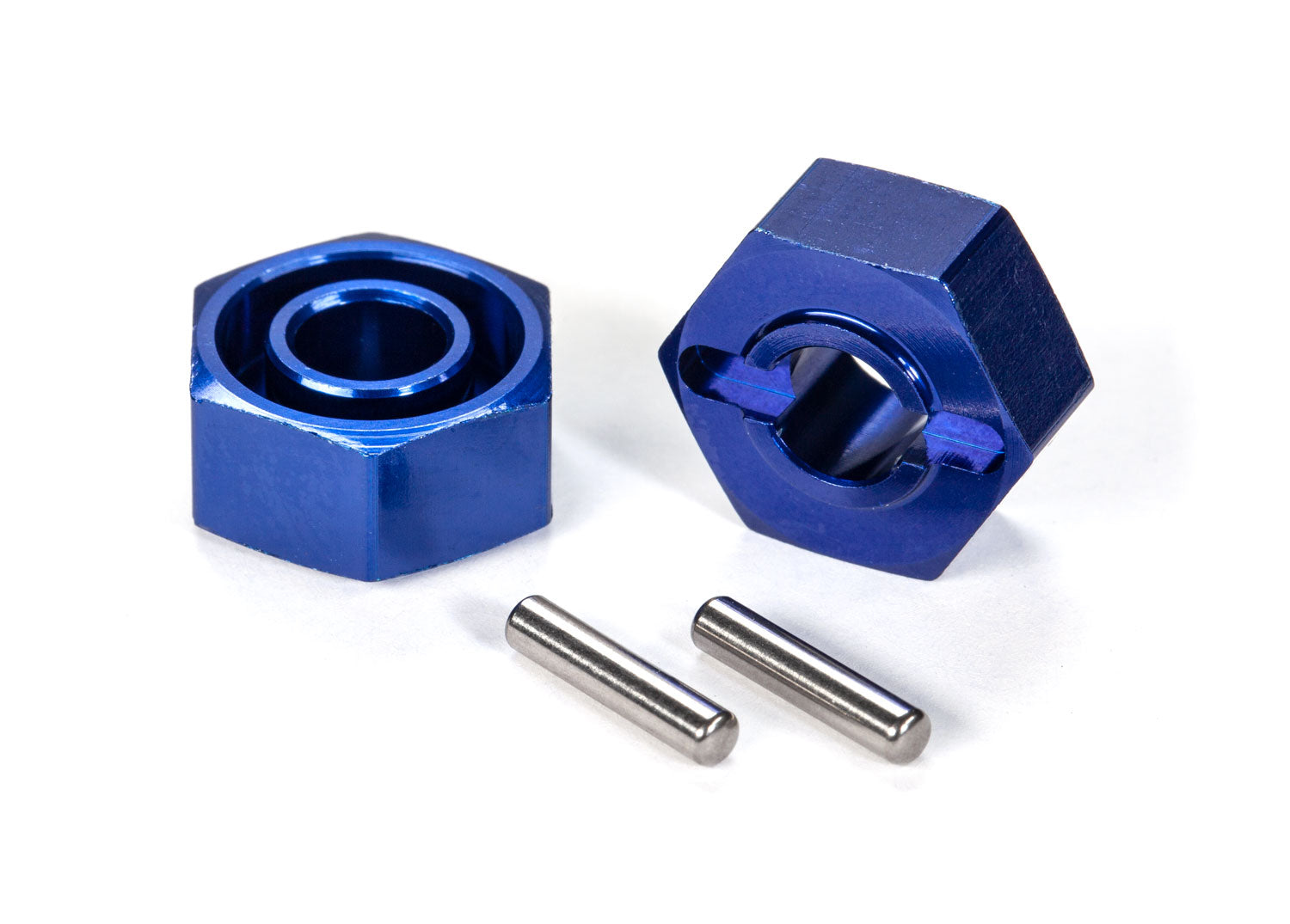 Traxxas Blue Aluminum 12 mm Hex Hubs (2) (1654X)