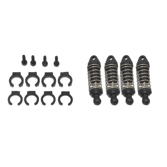 1Rc Shock Set, 1/18 Mid, Spr, EDM, LM (4) (1rc5000)