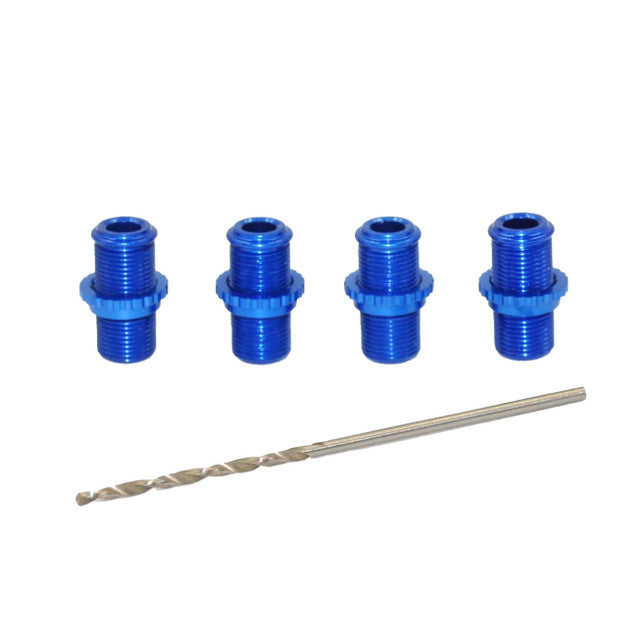 1RC Threaded Alum Shock Body Set, Blue, 18th Scale (4) (1RC5007)