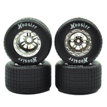 1RC FR/RR Soft Tires & Chrome Wheels, 1/18 LM (4) (1RC5542)