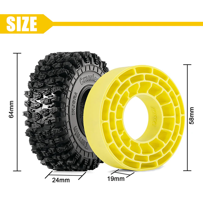 Injora Tire Combo (YQT-1011-1064Y)
