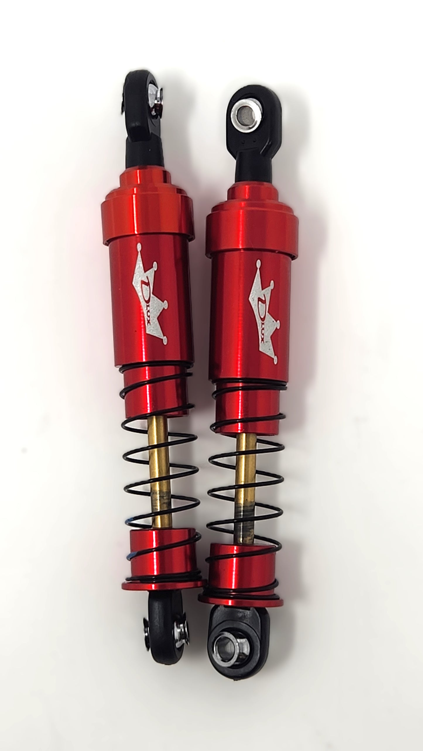 Dlux Fab Short Shocks 92mm (Pair) (RED)