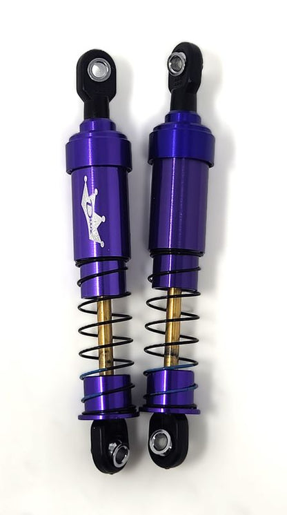 Dlux Short Shocks 92mm (Pair) (Purple)