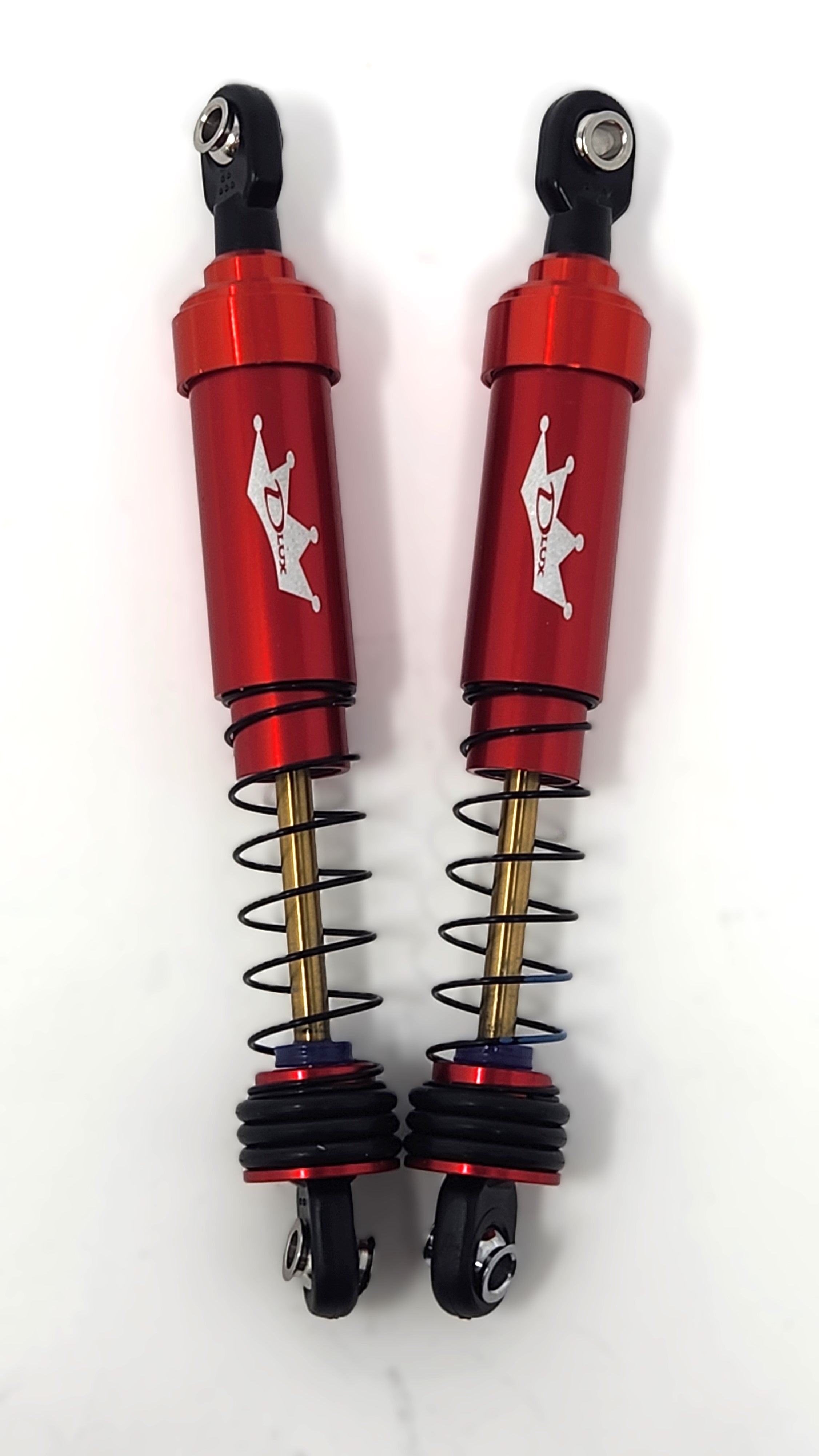 Dlux Short Shocks 92mm (Pair) (RED)