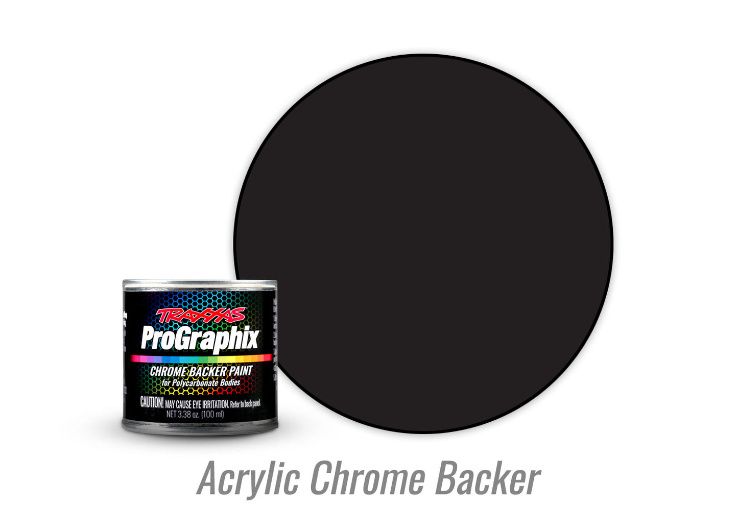 Traxxas Black Acrylic ProGraphix Backing Paint (100 ml) (5044)