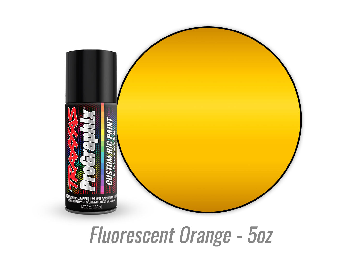 Traxxas Fluorescent Orange ProGraphix Spray Paint (5 oz) (5061)