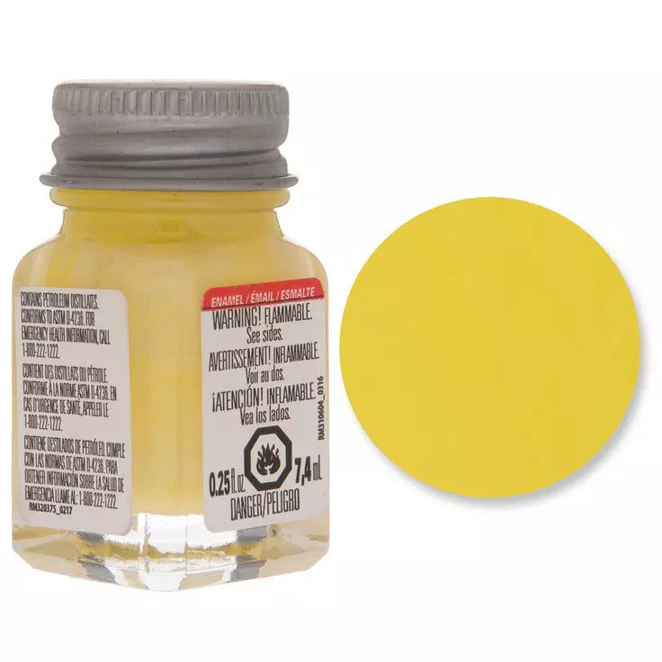 Testors Gloss Light Yellow Enamel (1112tt)