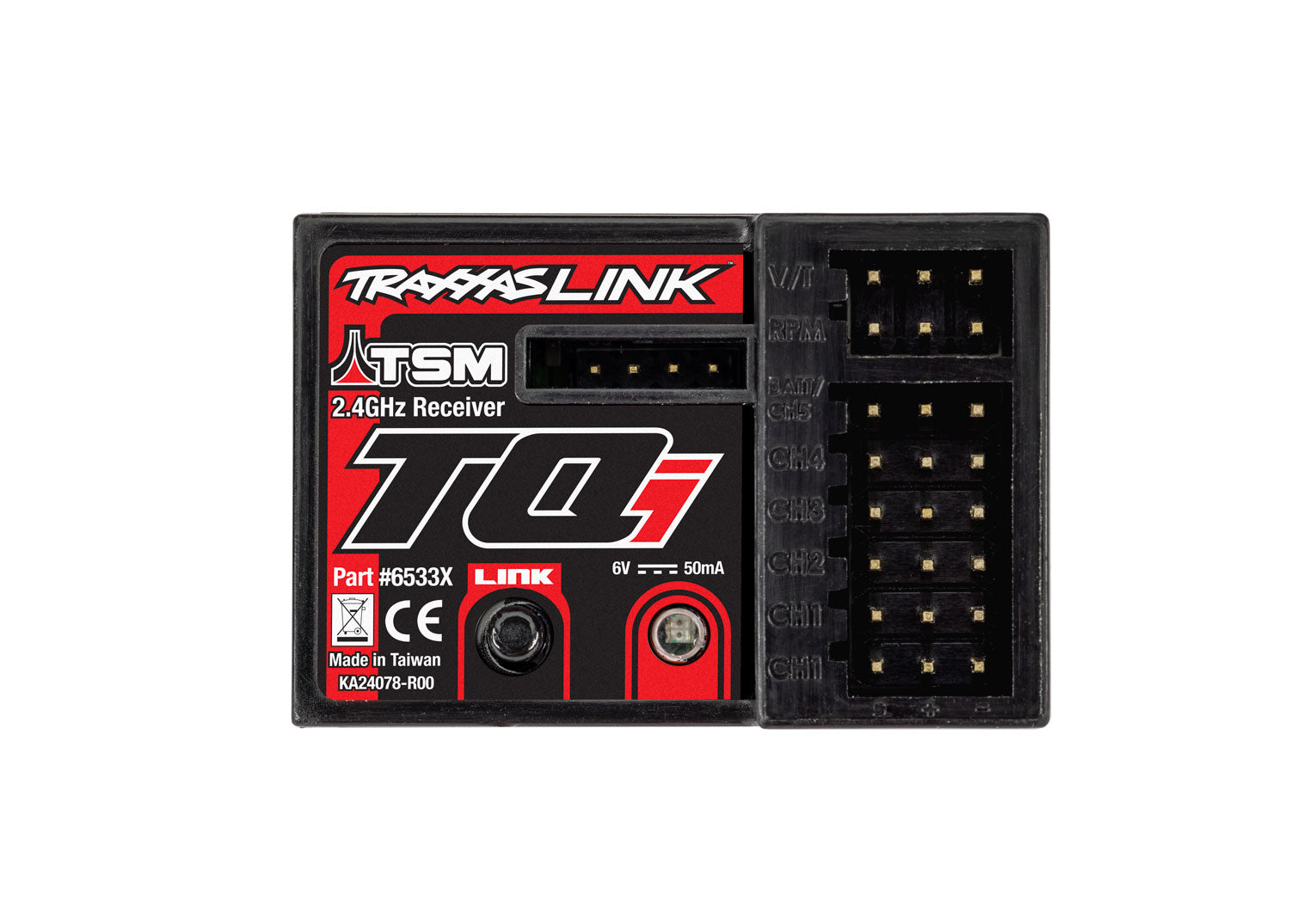 Traxxas Tqi Receiver 5ch Telemetry 2.4 (6533X)
