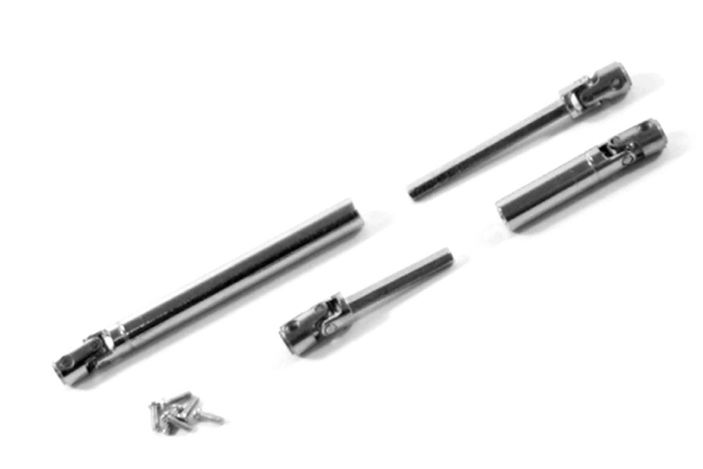 Hobby Plus 1/24 and 1/18 Scale Steel U-Joint Drive Shaft Set (2) (240074)