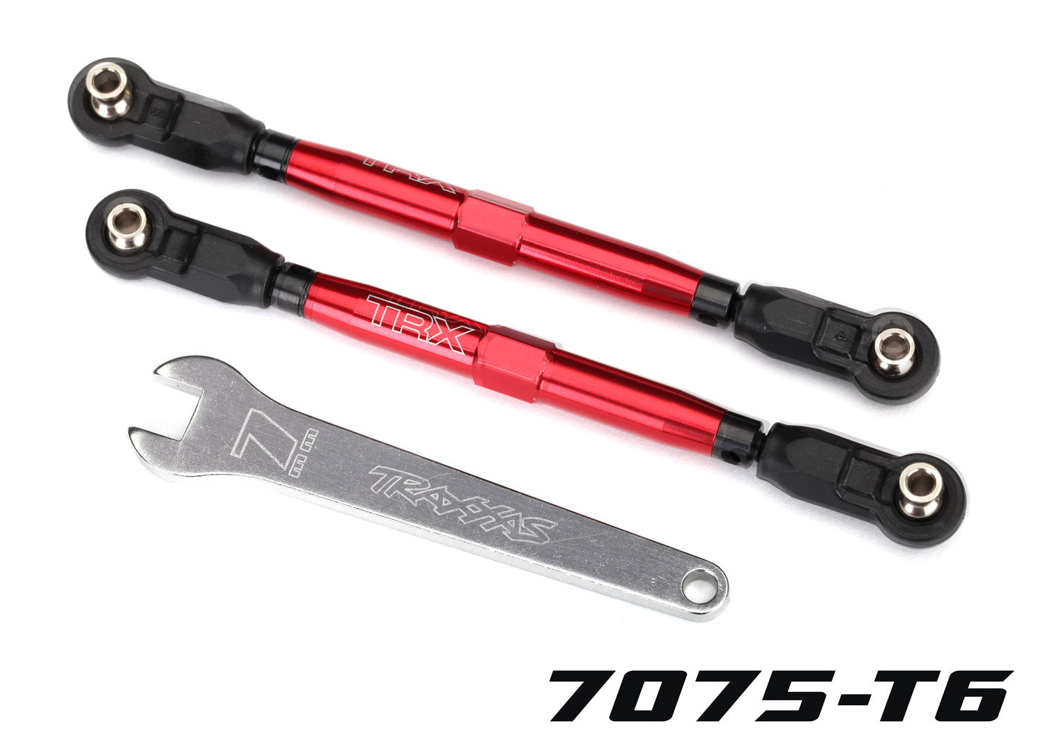 Traxxas TUBES 102 mm Red Aluminum Toe Links (2) Udr (8547R)