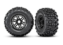 Traxxas Maxx 2.8" Black Wheels & Sledgehammer Tires (2) (8973)