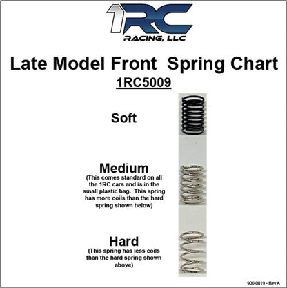 1RC 1/18 Front Spring Set LM (1RC5009)