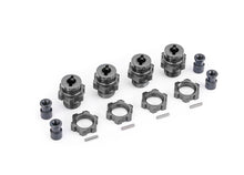 Traxxas  17 mm Gray Aluminum Splined Hubs w/ Nuts (4) (9086-GRAY)