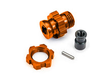 Traxxas Wheel Hub/Nut 17mm Splnd Orng (9086-ORNG)