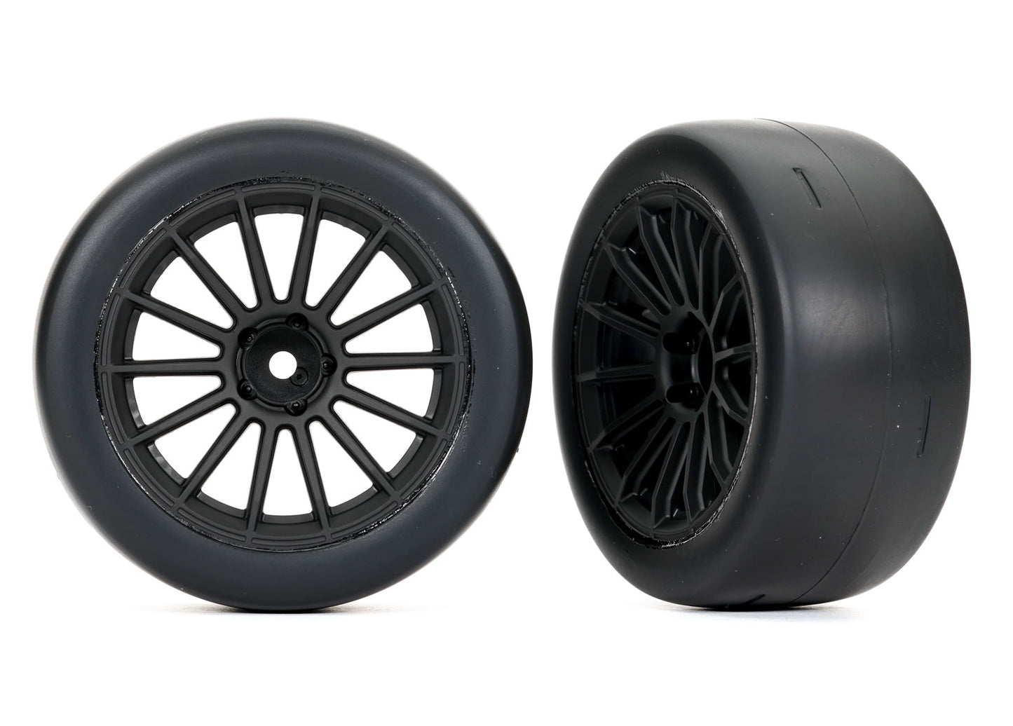 2.0" Black Rear Wheels & Response Tires (2) (9375)