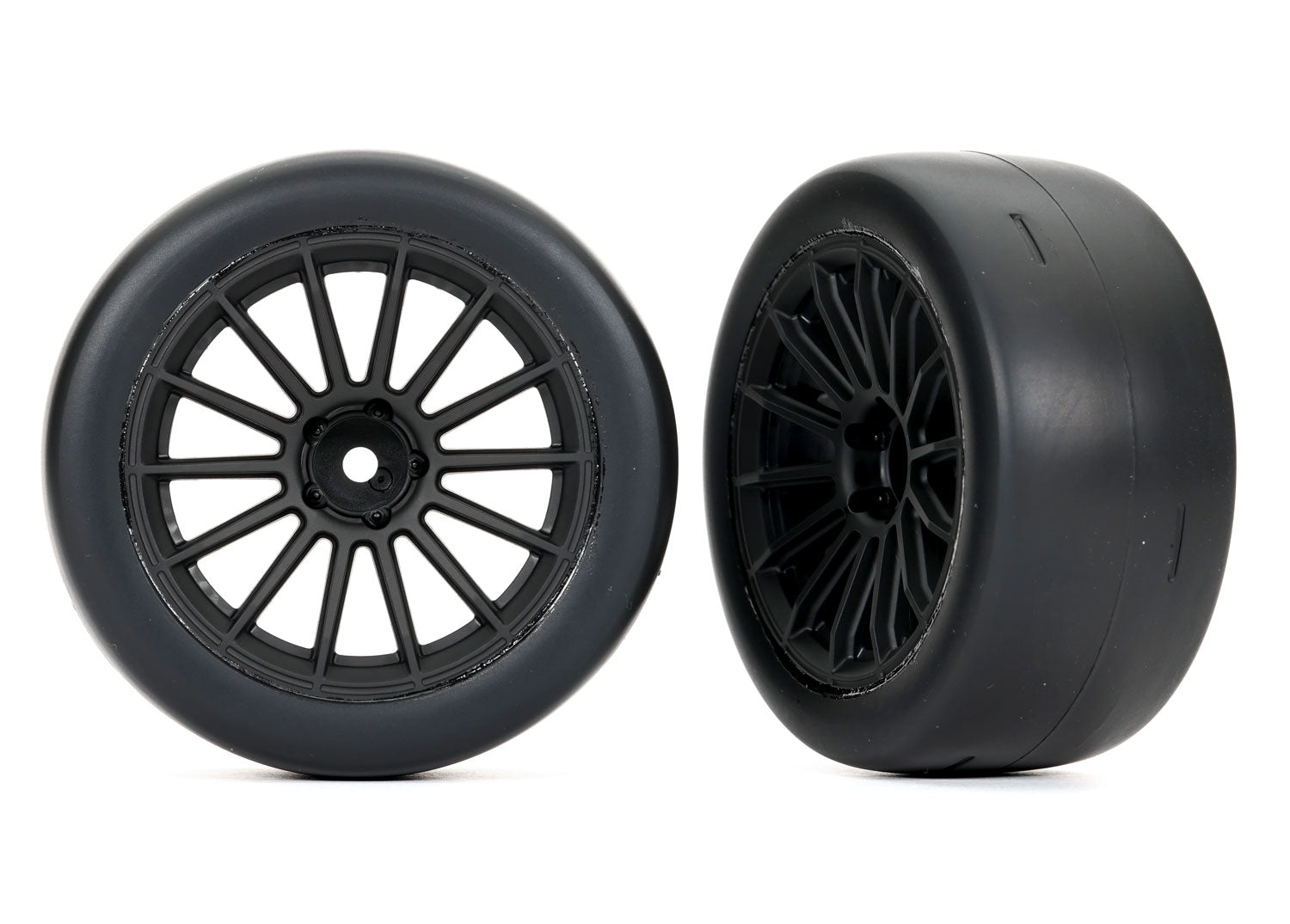2.0" Black Rear Wheels & Response Tires (2) (9375)