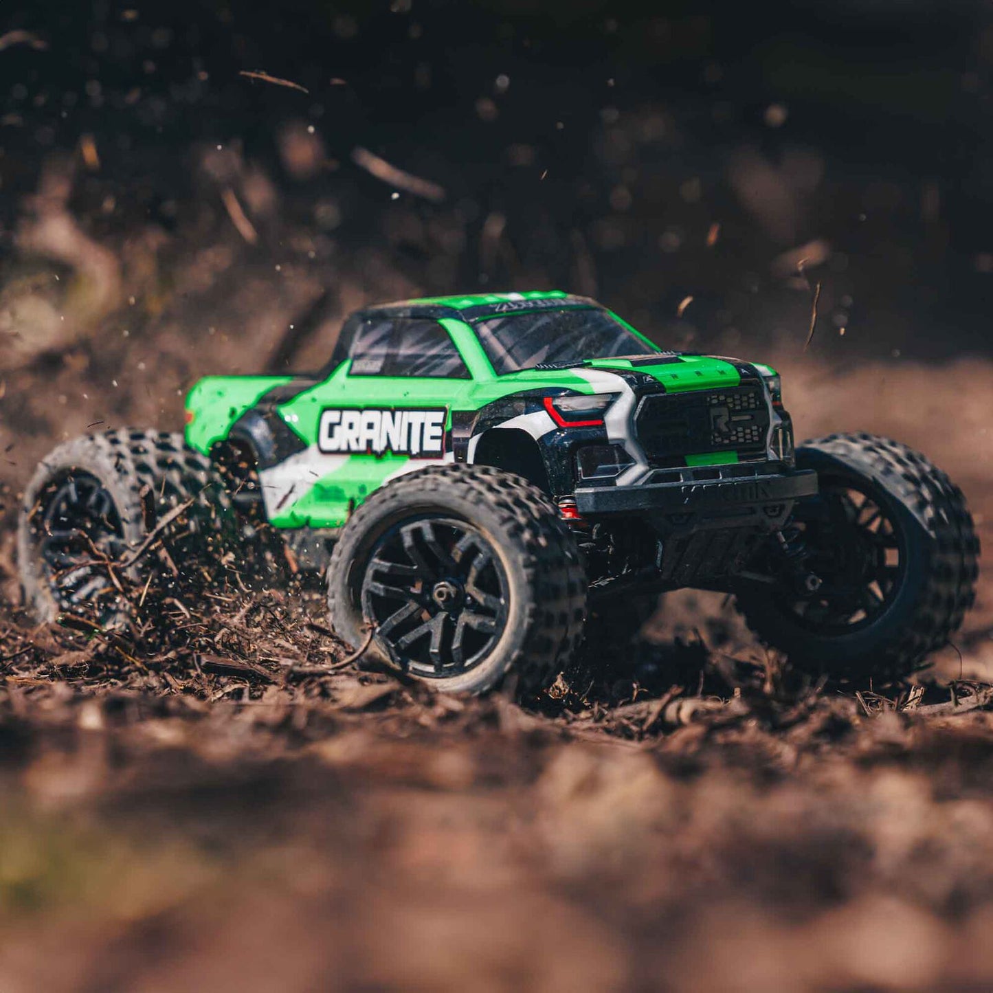 1/18 ARRMA GRANITE GROM (Battery & Charger Included) (GREEN)(ARA2102T3)