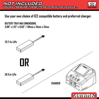 1/14 ARRMA TYPHON GROM DSC 223S (SILVER) (ARA2306T1)
