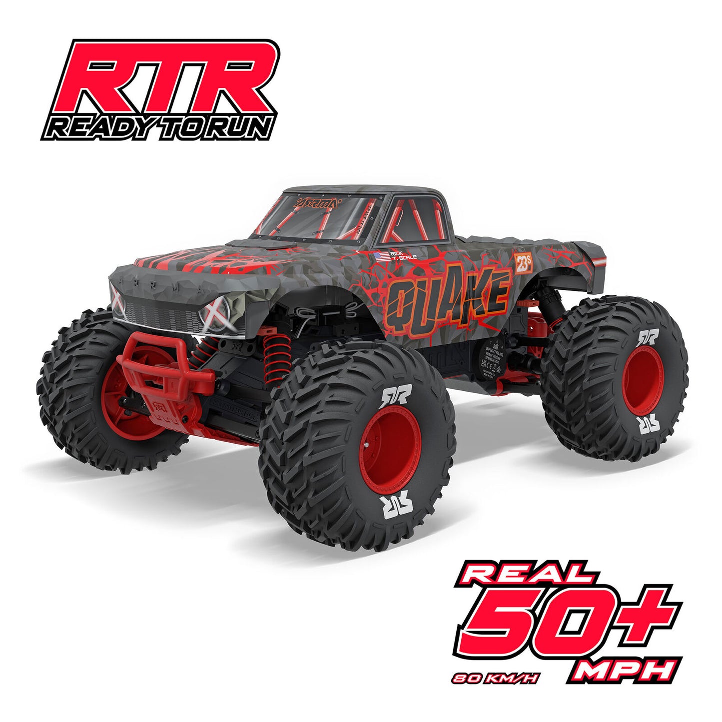 1/10 ARRMA QUAKE (RED) (ARA3537T1)