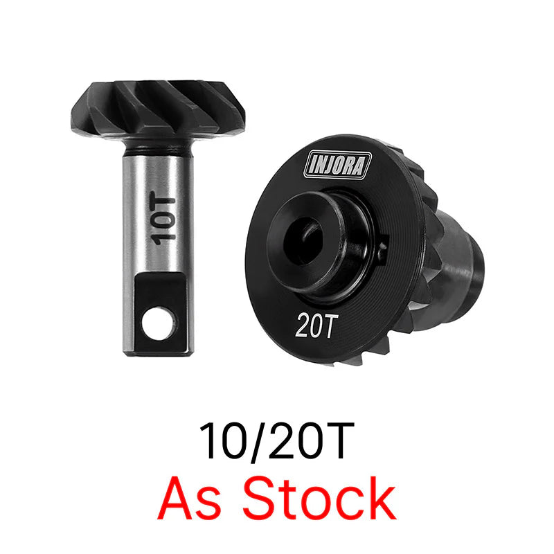 INJORA Alloy Steel Helical Diff Gears for 1/18 Redcat Ascent-18 (C18-25AS)