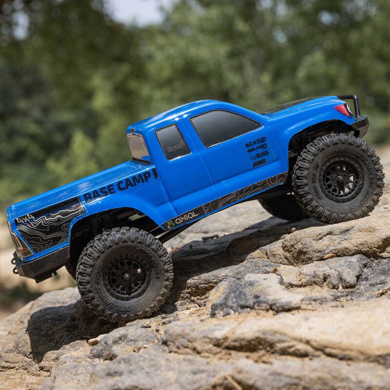 Axial 1/24th Scx24 Basecamp Blue RTR Rock Crawler (AXI-1219T2)