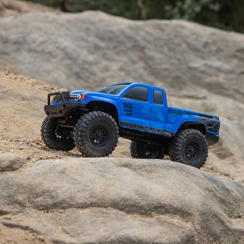 Axial 1/24th Scx24 Basecamp Blue RTR Rock Crawler (AXI-1219T2)