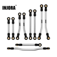 INJORA Stainless Steel High Clearance Links & Steering Links Set for 1/18 HPI Venture18 (VEN-04SR)