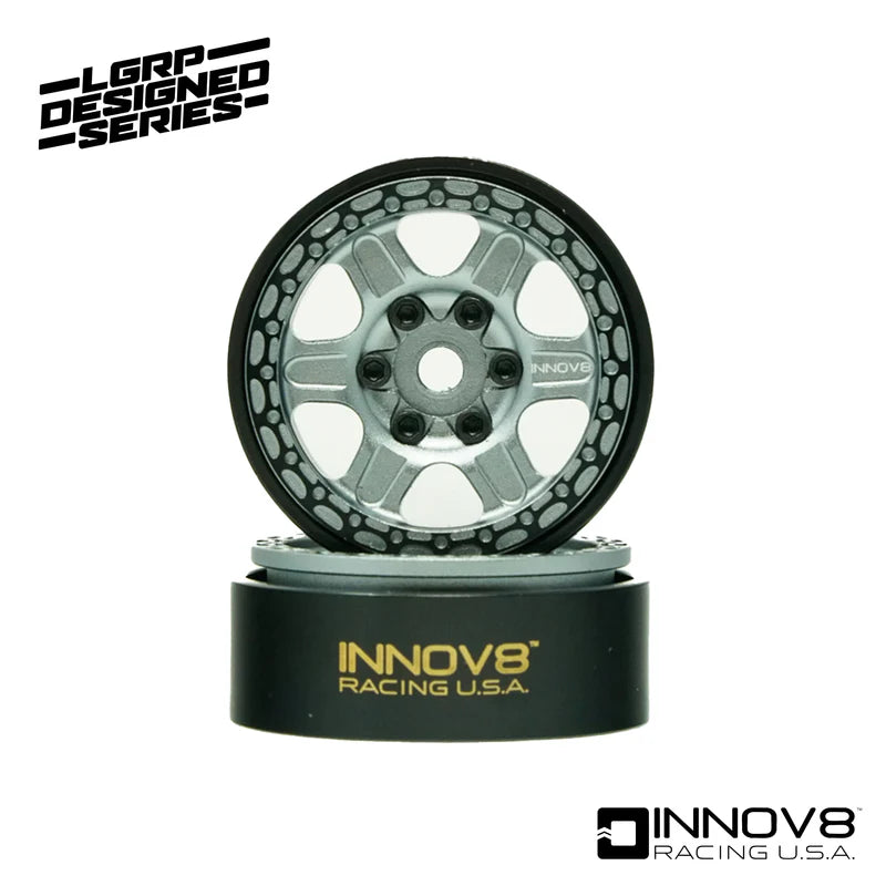 LGRP INNOV8™ G400 1.0 BEADLOCK WHEELS (GREY) (LGW603)
