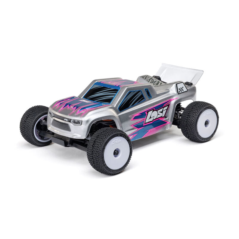 1/28 Losi Micro-T Silver (Battery & Charger Included) (LOS-1392T2)