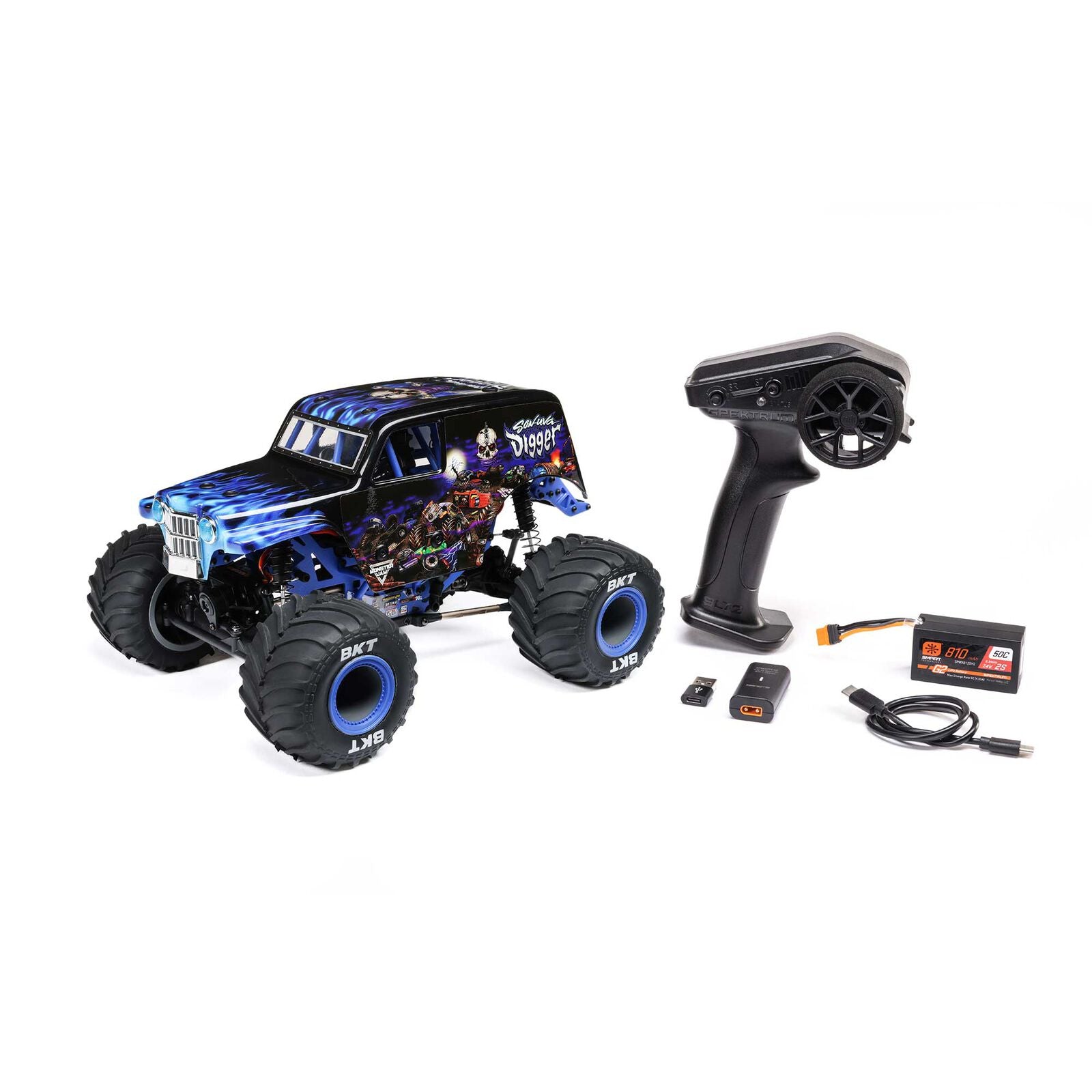 1/18 Losi Mini LMT Son Uva Digger   (Battery and Charger Included) (LOS01026T2)