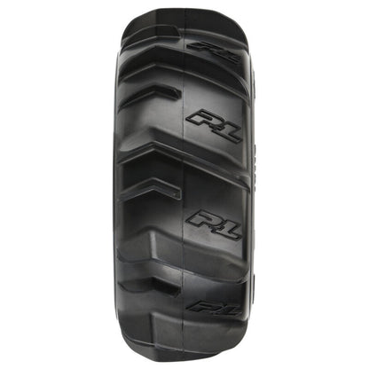 Pro-Line 1/7 Dumont Sand/Snow F/R Tires MTD 17mm Black Raid (2): Mojave/UDR (PRO1018911)