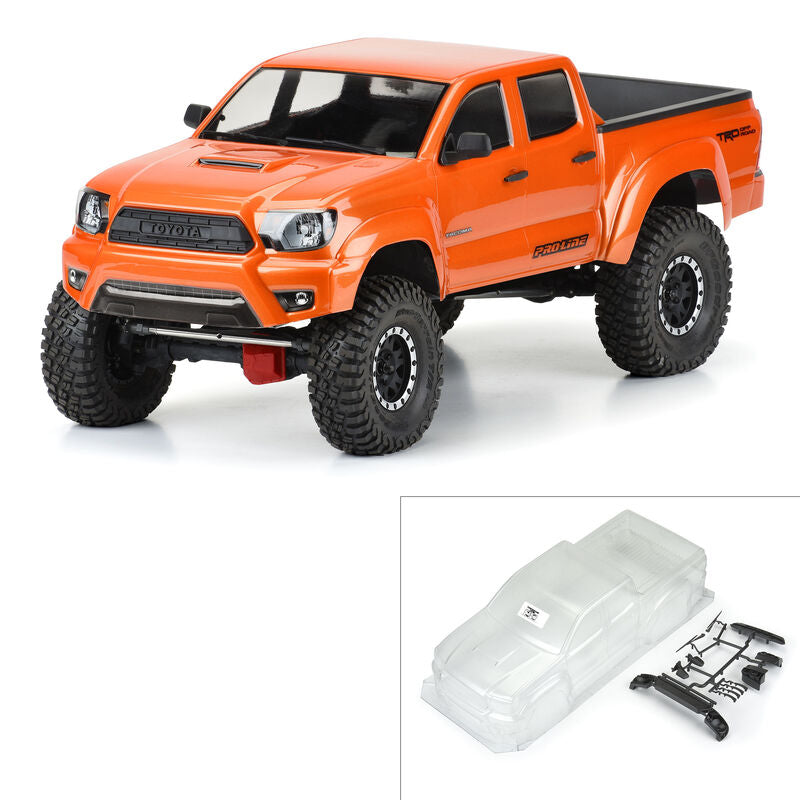 Pro-line 1/10 2015 Toyota Tacoma TRD Pro Clear Body 12.3" (313mm) Wheelbase: Crawlers (PRO356800)