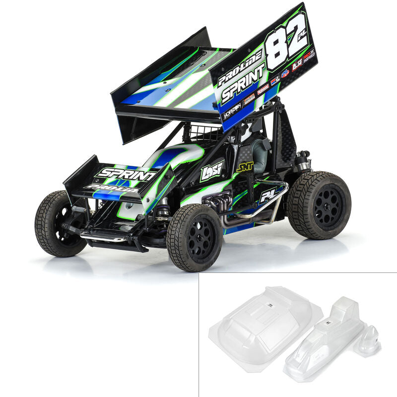 Pro-line 1/10 Sprint Car Light Weight Clear Body Panel Kit: Losi Sprint Car (PRO367400)