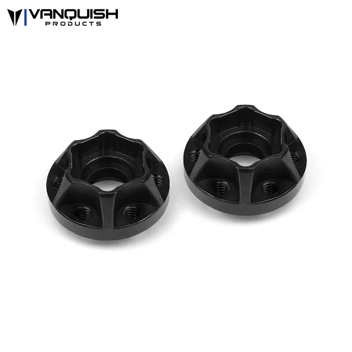 Vanquish SLW 350 Wheel Hubs - Black Anodized (VPS07112)