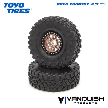 Vanquish Toyo Open Country R/T Pro 1.9 Tires (2) - 4.65" Red Compound (VPS10108)