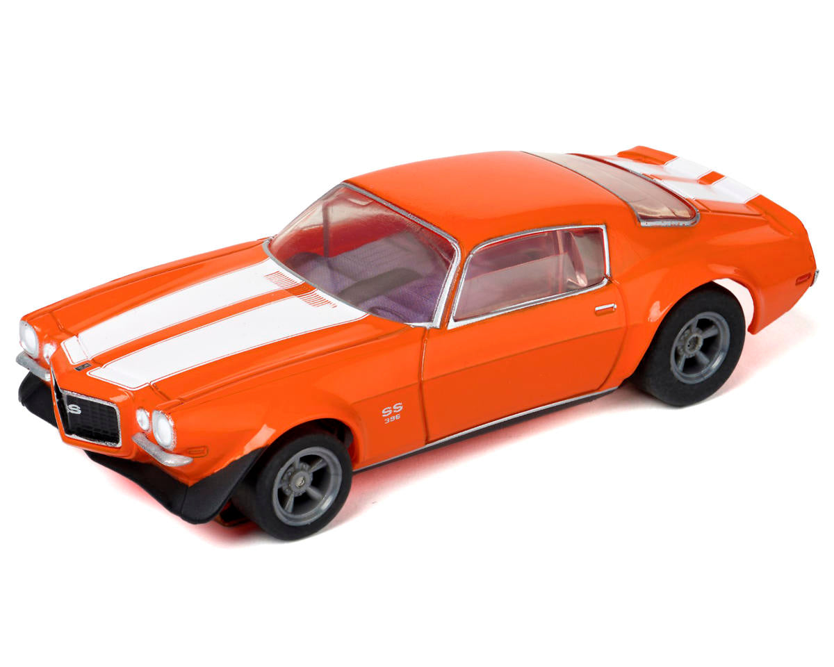 AFX Collector Series Camaro SS396 HO Slot Car (Orange) (LWB) (Mega G+) (AFX22027)