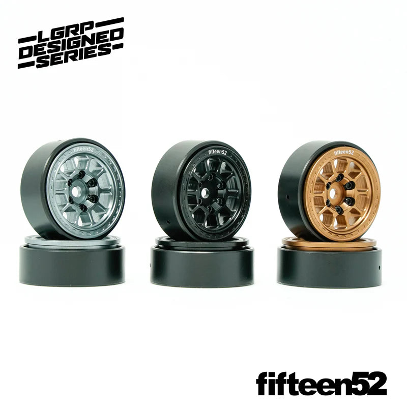 LGRP FIFTEEN52® TRAVERSE MX 1.0" BEADLOCK WHEEL (Satin Black) (LGF52100)