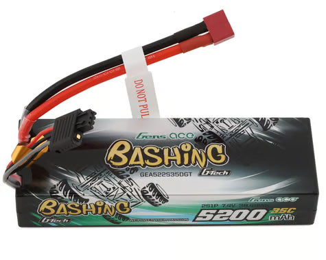 Gens Ace 2S G-Tech Smart "Bashing" LiPo Battery 35C (7.4V/5200mAh) w/T-Style (GEA522S35DGT)