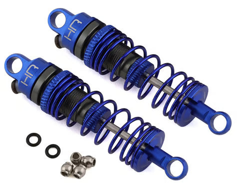 Hot Racing Losi Mini-T 2.0 Aluminum Front Threaded Shock Set (2) (Mtt52dp01)