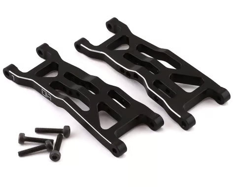 Hot Racing Losi Mini-T 2.0/Mini-B Aluminum Front Arm Set (Black) (2) (MTT5501)