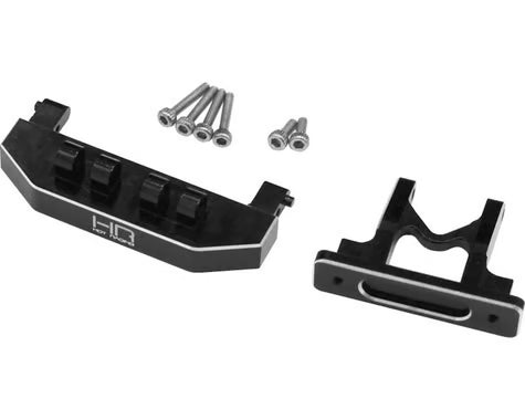 Hot Racing Axial SCX24 Aluminum Rear Body Mount Support (Black) (SXTF3201)