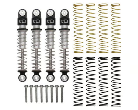 Hot Racing Axial SCX24 Aluminum Threaded Long Travel Shocks (4) (SXTF428LT)