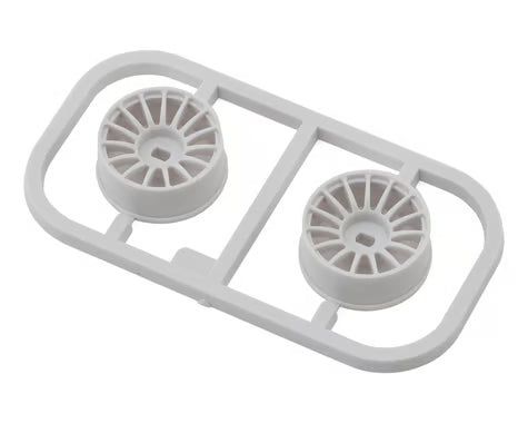 Kyosho Mini-Z AWD Multi Wheel (White) (2) (2.5mm Offset) (MDH100W-N25)