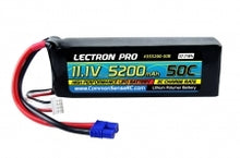 Lectron Pro 11.1V 5200mAh 50C Lipo Battery with EC3 Connector (3S5200-50E)
