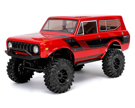 Redcat Ascent-18 International Scout II 1/18 4WD RTR Brushless Rock Crawler (Red) w/2.4GHz Radio, Battery & Charger (RER39153)