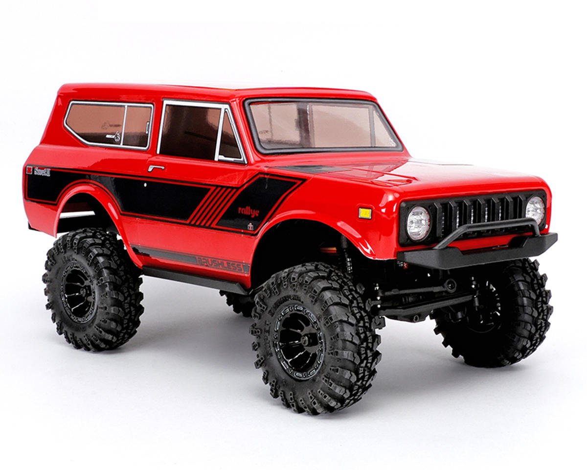 Redcat Ascent-18 International Scout II 1/18 4WD RTR Brushless Rock Crawler (Red) w/2.4GHz Radio, Battery & Charger (RER39153)