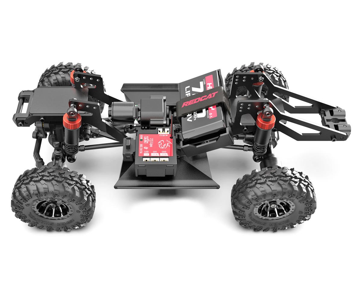 Redcat Ascent-18 International Scout II 1/18 4WD RTR Brushless Rock Crawler (Red) w/2.4GHz Radio, Battery & Charger (RER39153)