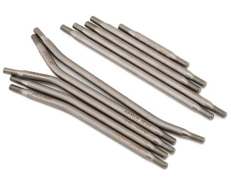 Samix SCX10 Pro Titanium High Clearance Links (10) (Servo On Axle Setup) w/Steering Links (SAMSCX10P-5025FLSA)