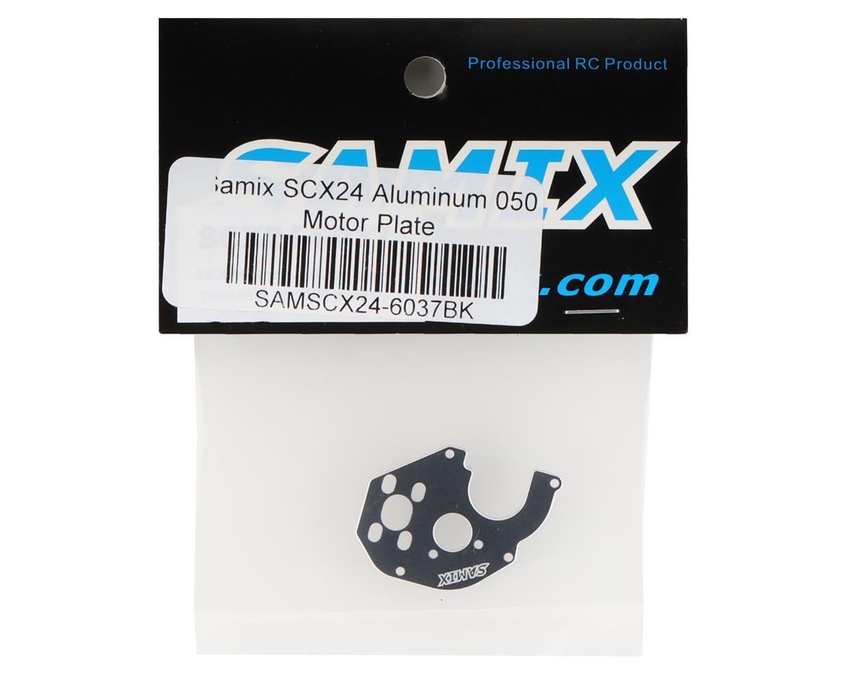 Samix SCX24 Aluminum 050 Motor Plate (Black) (SCX24-6037BK)