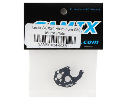 Samix SCX24 Aluminum 050 Motor Plate (Black) (SCX24-6037BK)